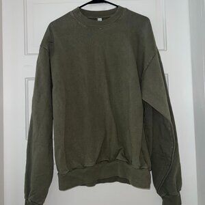 green crewneck